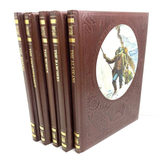 Time Life Books The Old West Lot of 5 Vintage Hardcover History Illustrated Set - Picture 1 of 14
